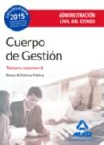cuerpo de gestión de la administración civil del estado. temario volumen 2-9788490935972 cuerpo de gestión de la administración civil del estado. temario volumen 2-9788490935972