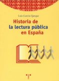 historia de la lectura publica en españa-luis garcia ejarque-9788495178572 historia de la lectura publica en españa-luis garcia ejarque-9788495178572