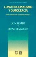 constitucionalismo y democracia-jon elster-rune slagstad-9789681649272 constitucionalismo y democracia-jon elster-rune slagstad-9789681649272