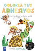 colorea tus adhesivos. animales salvajes-9788408200482 colorea tus adhesivos. animales salvajes-9788408200482