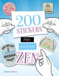 200 stickers para una actitud zen-9788448022082 200 stickers para una actitud zen-9788448022082