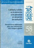 calidad y calidez en la atencion a las personas en situacion de e xclusion-maria martinez-9788484404682 calidad y calidez en la atencion a las personas en situacion de e xclusion-maria martinez-9788484404682