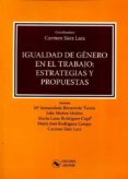 igualdad de género en el trabajo: estrategias y propuestas-carmen saez lara-9788494503382 igualdad de género en el trabajo: estrategias y propuestas-carmen saez lara-9788494503382