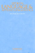 spoken language and applied lingusitics-michael mccarthy-9780521597692 spoken language and applied lingusitics-michael mccarthy-9780521597692