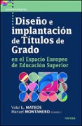 diseño e implantacion de titulos de grado en el espacio europeo d e educacion superior-9788427716292 diseño e implantacion de titulos de grado en el espacio europeo d e educacion superior-9788427716292