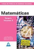 cuerpo de profesores de enseñanza secundaria: matematicas: temari o: volumen i-9788466579292 cuerpo de profesores de enseñanza secundaria: matematicas: temari o: volumen i-9788466579292