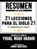 resumen extendido de 21 lecciones para el siglo 21 (21 lessons for the 21 century) basado en el libro de yuval noah harari (ebook)-9783965447462 resumen extendido de 21 lecciones para el siglo 21 (21 lessons for the 21 century) basado en el libro de yuval noah harari (ebook) 9783965447462