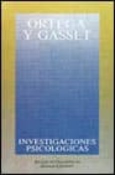 Portada de INVESTIGACIONES PSICOLOGICAS