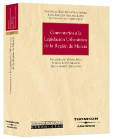 Portada de COMENTARIOS LEGISLACION URBANISTICA REGION MURCIA