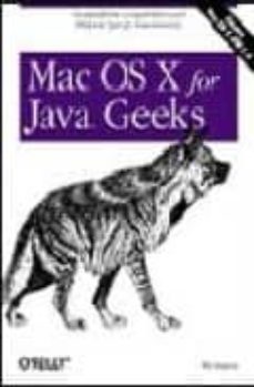 Libros de computadora gratis en línea para descargar MAC OS X FOR JAVA GEEKS