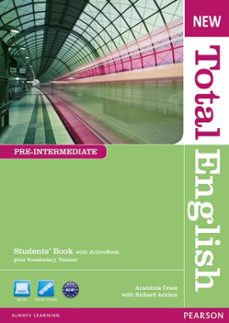 Descargar libros gratis en ingles pdf gratis NEW TOTAL ENGLISH PRE-INTERMEDIATE STUDENT S BOOK WITH ACTIVE BOO K PACK 9781408267202
