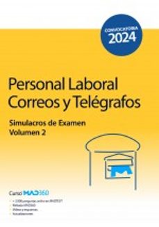 Rapidshare descargar ebooks deutsch PERSONAL LABORAL DE CORREOS Y TELEGRAFOS. SIMULACROS DE EXAMEN VOL. 2 de  9788414275702