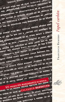 Portada de PAPEL CARBON (VII PREMIO RIO MANZANARES DE NOVELA)