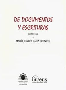Portada de DE DOCUMENTOS Y ESCRITURAS