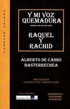 Portada de Y MI VOZ QUEMADURA / RAQUEL Y RACHID
