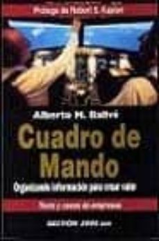 Portada de CUADRO DE MANDO: ORGANIZANDO INFORMACION PARA CREAR VALOR