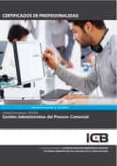Portada de UF0350: GESTION ADMINISTRATIVA DEL PROCESO COMERCIAL..