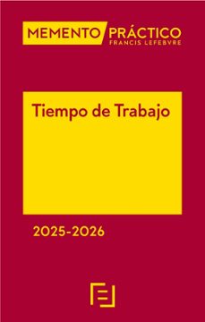 TIEMPO DE TRABAJO 2025-2026 MEMENTO PRÁCTICO