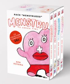 Portada de PACK MENSTRUOSO: MENSTRU, TU AMIGA FIEL, VOL.1-4