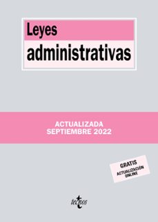 Portada de LEYES ADMINISTRATIVAS (6ª ED.)