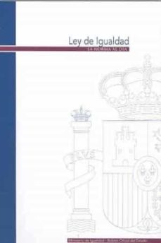 Portada de LEY DE IGUALDAD