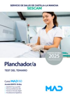 Portada de PLANCHADOR/A DEL SERVICIO DE SALUD DE CASTILLA-LA MANCHA (SESCAM) TEST DEL TEMARIO