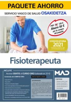 Descargar ebook gratis para kindle PAQUETE AHORRO FISIOTERAPEUTICA. SERVICIO VASCO DE SALUD. OSAKIDETZA) 9788414255322 de  MOBI RTF PDB (Spanish Edition)