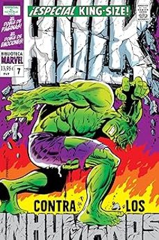 BIBLIOTECA MARVEL EL INCREIBLE HULK 7 CONTRA LOS INHUMANOS BM 100 1968-1969