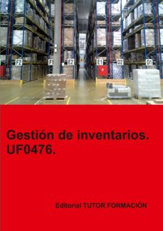 Portada de UF0476. GESTION DE INVENTARIOS.