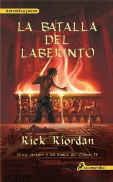 Portada de PERCY JACKSON 4 LA BATALLA DEL LABERINTO