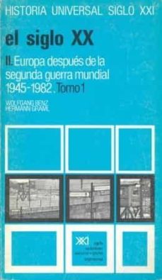 Portada de SIGLO XX (T.2, VOL. 1): EUROPA ANTETS DE LA II GUERRA MUNDIAL