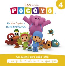 Portada de POCOYO. LECTOESCRITURA 4 - UN CUENTO PARA CADA LETRA J, GE/GI, LL , Ñ, CH, X, K, W, GUE/GUI
