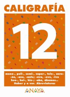 Portada de CALIGRAFIA 12 (PRIMARIA) (ED. 2004)