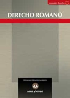 Libros para descargar a ipod DERECHO ROMANO de FERNANDO REINOSO BARBERO 9788418316432 CHM ePub