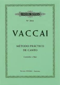 Portada de METODO DE CANTO (CONTRALTO Y BAJO)