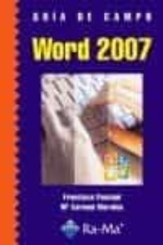 Portada de GUIA DE CAMPO DE WORD 2007