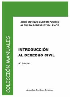 Portada de INTRODUCCION AL DERECHO CIVIL 5ª EDICION 2019
