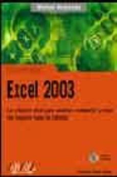 Portada de MICROSOFT OFFICE EXCEL 2003 (MANUAL AVANZADO) (INCLUYE CD-ROM)