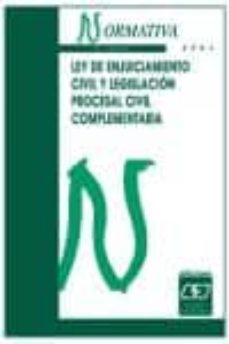 Portada de LEY DE ENJUICIAMIENTO CIVIL Y LEGISLACION PROCESAL CIVIL COMPLEME NTARIA (8ª ED.)