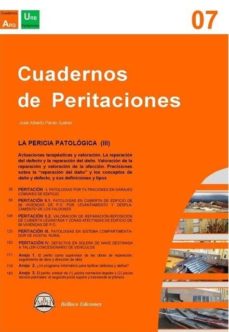 Portada de CUADERNOS DE PERITACIONES - VOLUMEN 7