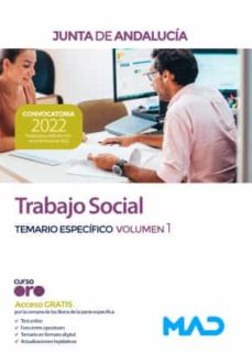 Nuevo libro electrónico de lanzamiento TRABAJO SOCIAL DE LA JUNTA DE ANDALUCÍA. TEMARIO ESPECÍFICO VOLUMEN 1 9788414257142