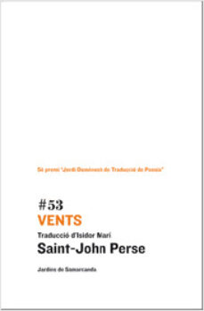 Portada de VENTS 5E PREMI JORDI DOMENECH DE TRADUCCIO DE POESIA