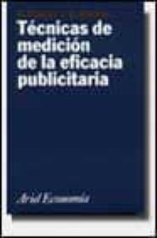 Portada de TECNICAS DE MEDIACION DE LA EFICACIA PUBLICITARIA