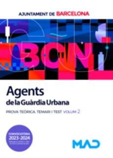 Portada de AGENTS DE LA GUARDIA URBANA. PROVA TEORICA