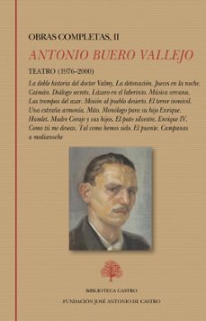 Portada de TEATRO (1976-2000):LA DOBLE HISTORIA DEL DOCTOR VALMY.  LA DETONA CION. JUECES EN LA NOCHE. CAIMAN.  DIALOGO SECRETO. LAZARO EN EL LABERINTO. MUSICA CERCANA.  LAS TRAMPAS DEL AZAR. MISION AL PUEBLO DES