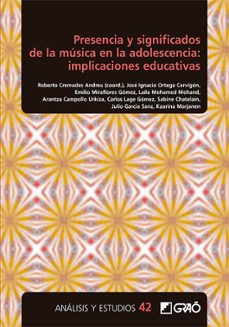 Portada de PRESENCIA Y SIGNIFICADOS DE LA MUSICA EN LA ADOLESCENCIA: IMPLICACIONES EDUCATIVAS