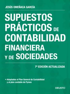 Portada de SUPUESTOS PRACTICOS DE CONTABILIDAD FINANCIERA Y DE SOCIEDADES (EBOOK)