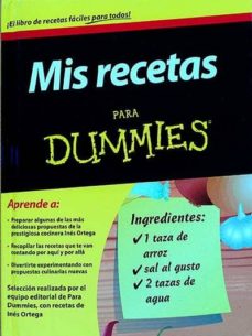 Portada de MIS RECETAS PARA DUMMIES