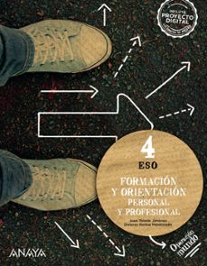 Descarga gratuita de libros e-pdf. FORMACIÓN Y ORIENTACIÓN PERSONAL Y PROFESIONAL 4 (Spanish Edition)