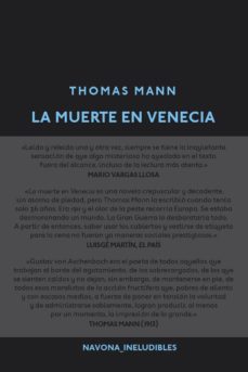 Libros en pdf para descargar LA MUERTE EN VENECIA de THOMAS MANN 9788417181772 PDB PDF ePub in Spanish
